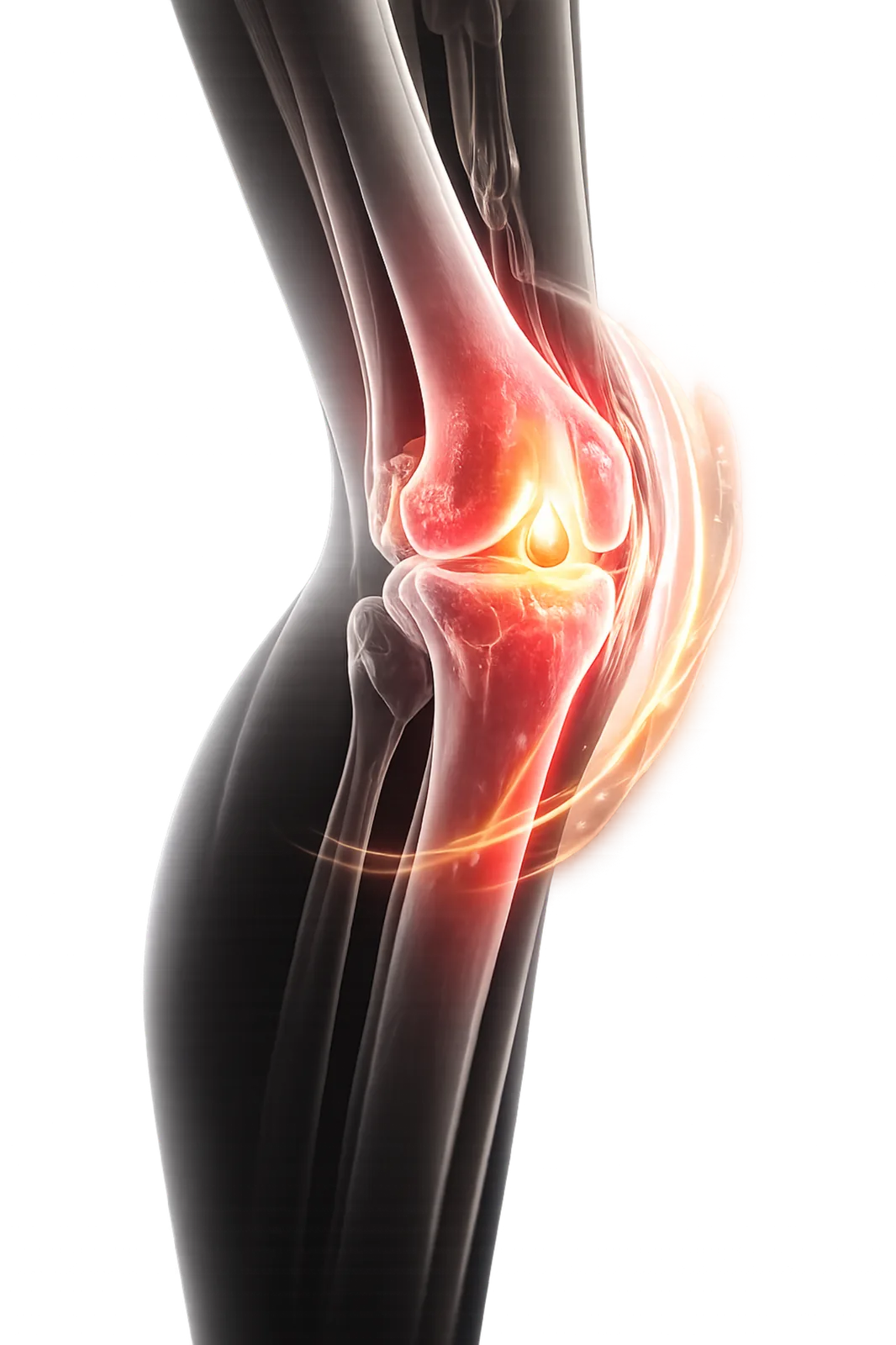 Wizualizacja stawu kolanowego — Chondrovital Gel